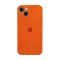 Чохол Alcantara для Apple iPhone 13/14 with Camera Lens Orange