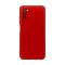 Чехол Original Soft Touch Case for Samsung A03s-2021/A037 Red with Camera Lens