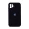 Чехол Original Soft Touch Case for iPhone 12 Pro Max Black with Camera Lens