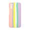 Чохол Silicone Cover Full Rainbow для Xiaomi Poco M3 Pink/Lilac with Camera Lens