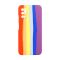 Чехол Silicone Cover Full Rainbow для Xiaomi Poco M3 Pro/Note 10 5G Red/Violet with Camera Lens