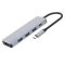 USB-хаб Proove Iron Link 5 in 1 (3*USB3.0 + Tyce C + HDMI) Silver (HBIL00010604)