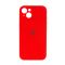 Чохол Soft Touch для Apple iPhone 15 Red with Camera Lens Protection