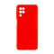 Чехол Original Soft Touch Case for Samsung A12-2021/A125/M12-2021 Red with Camera Lens