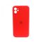Чехол Original Soft Touch Case for iPhone 11 Red with Camera Lens