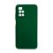 Чохол Original Soft Touch Case for Xiaomi Redmi 10/Note 11 4G Dark Green with Camera Lens