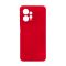 Чехол Original Soft Touch Case for Xiaomi Redmi Note12 4G Red with Camera Lens