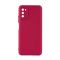 Чехол Original Soft Touch Case for Samsung A03s-2021/A037 Rose Red with Camera Lens
