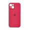 Чохол Soft Touch для Apple iPhone 13/14 Rose Red with Camera Lens Protection Square