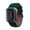 Ремешок Njord Salmon Leather Strap Dark Green для Apple Watch 45mm/44mm (SL14122)