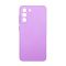 Чехол Original Soft Touch Case for Samsung S21 FE/G990 Purple with Camera Lens