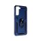 Чехол Armor Antishock Case для Samsung S22 Plus/S906 with Ring Dark Blue