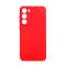 Чехол Original Soft Touch Case for Samsung S23/S911 Red with Camera Lens