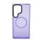 Чохол накладка Mate Plus Metal Buttons Case with MagSafe для Samsung S25 Ultra Light Purple