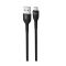 Кабель Proove Light Weft Micro USB 2.4A 1m Black