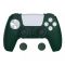 Силиконовый чехол для джойстика Sony PlayStation PS5 Type 1 Dobe Green + накладки на аналоговые стики