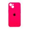 Чехол Soft Touch для Apple iPhone 13 Ulta Pink with Camera Lens Protection Square