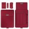 Чехол Leather Bag (Vertical) для Macbook 15"-16" Red