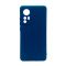 Чохол Original Soft Touch Case for Xiaomi 12/12X Dark Blue with Camera Lens