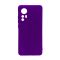 Чехол Original Soft Touch Case for Xiaomi 12/12X Purple with Camera Lens