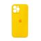 Чохол Soft Touch для Apple iPhone 13 Pro Max Yellow with Camera Lens Protection Square