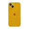 Чохол Alcantara для Apple iPhone 13/14 with Camera Lens Yellow