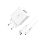СЗУ SkyDolphin SC30V 2USB 2.1A White + Micro USB Cable (MZP-000114)