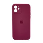 Чехол Soft Touch для Apple iPhone 11 Plum with Camera Lens Protection Square