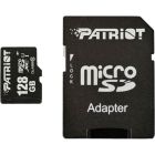 Карта памяти PATRIOT 128 GB microSDXC UHS-I + SD adapter PSF128GMCSDXC10