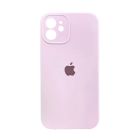 Чохол Soft Touch для Apple iPhone 12 Lilac with Camera Lens Protection Square