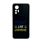 Чохол Wave We are Ukraine Case Xiaomi 12 Lite Black Fight Like Ukrainian with Camera Lens