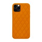 Чехол Leather Lux для iPhone 12/12 Pro Orange