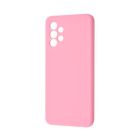 Чехол Original Soft Touch Case for Samsung A73-2022/A736 Pink with Camera Lens