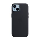 Чехол Apple iPhone 14 Leather Case with MagSafe Midnight (MPP43)