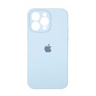 Чехол Soft Touch для Apple iPhone 14 Pro Max Lilac Blue with Camera Lens Protection Square