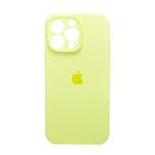 Чохол Soft Touch для Apple iPhone 14 Pro Max Yellow with Camera Lens Protection Square