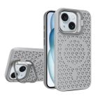 Чохол Silicon Colors Case iPhone 15 with MagSafe Grey