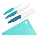 Набір ножів Набор ножей з 3 предметів Huo Hou Hot Ceramic Knife + Chopping Board Set HU0020