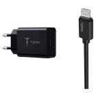 МЗП T-PHOX Mini 12W 2.4A + Micro USB Black