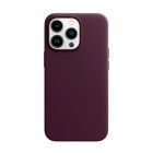 Чохол Apple iPhone 13 Pro Leather Case with MagSafe Dark Cherry (MM1A3)