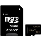 Карта пам'яті Apacer 128 GB microSDXC Class 10 UHS-I R85 + SD adapter AP128GMCSX10U5-R