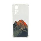 Чехол Wave Above Case для Xiaomi 12 Lite Clear Golden Touch with Camera Lens