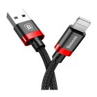 Кабель Baseus Cafule Cable USB Lightning 1.5A 2m Black/Red (CALKLF-C19)