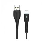 Кабель SkyDolphin S48T USB to USB Type-C 1m Black (USB-000424)