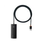 HUB Baseus Lite Series 4-in-1 Black(WKQX030101)