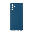 Чехол Original Soft Touch Case for Samsung A04s-2022/A047 Dark Blue with Camera Lens
