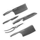 Набір ножів з 6 предметів Xiaomi HuoHou Martial Steel Knife 5 Pcs (HU0014)