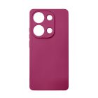 Чехол Original Soft Touch Case for Xiaomi Redmi Note13 Pro 4G/Poco M6 Pro 4G Marsala with Camera Lens