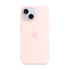 Чехол Apple iPhone 15 Silicone Case with MagSafe Light Pink (MT0U3)