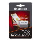 Карта памяти Samsung 256 GB microSDXC Class 10 UHS-I U3 EVO Plus + SD Adapter MB-MC256HA